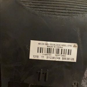 Thigh high suede grey Torrid boots size 11